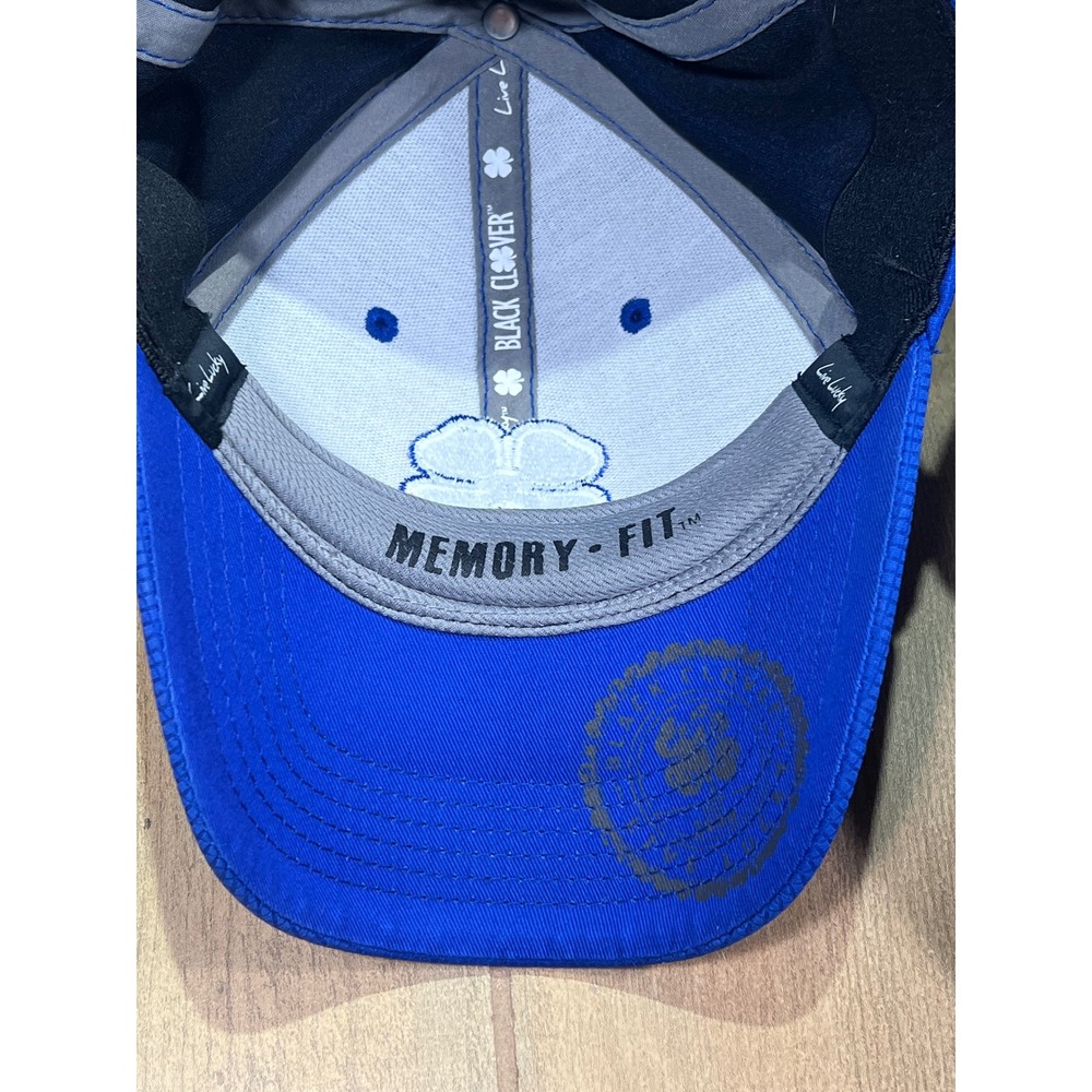 Black Clover Mens Memory Fit Hat Bundle Blue and Maroon Trucker L/XL 2 Pack - Picture 5 of 9